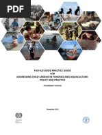 FAO-ILOGuidelines Child Labour in Fisheries and Aquaculture Policy Practice Preliminary Version