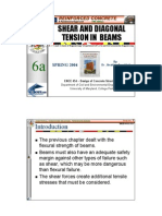 Shear, Diag Tension in RCC Beams