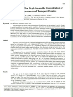 Depleção de Zinco e Niveis de Hormonios