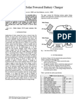 Design of A Solar Powered Battery Charger: Ke Liu, Member IEEE, and John Makaran, Member, IEEE