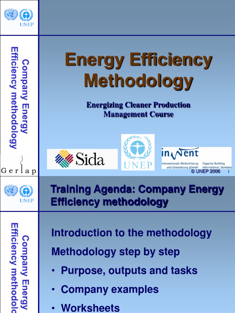 Company Energy Efficiency Methodology | PDF | Boiler | Efficient Energy Use