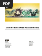 ANSYS Mechanical APDL Material Reference - R15