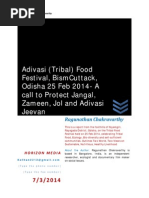 Download Niyamgiri Tribal Food Festival Odisha Feb 2014 by Ragunathan K Chakravarthy SN211647377 doc pdf