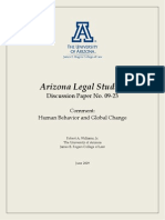 Arizona Legal Studies: Discussion Paper No. 09-23