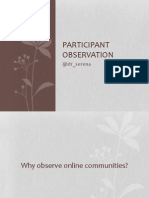 Participant Observation