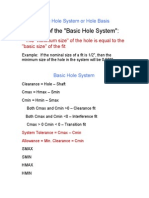 Basic Hole System or Hole Basi1