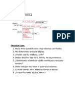 Modals Translation