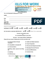 Skills for Work Louth and Meath Interest Form