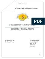 Concept of Judicial Review