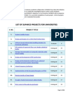 Final-year Projects Ideas for Engineers