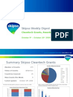 Cleantech Grants, Awards, Incentives - Weekly Digest (Oct 16)