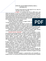 ELEMENTE DE ANATOMIE ŞI FIZIOLOGIE A ARTERELOR - chirurgie vasculara