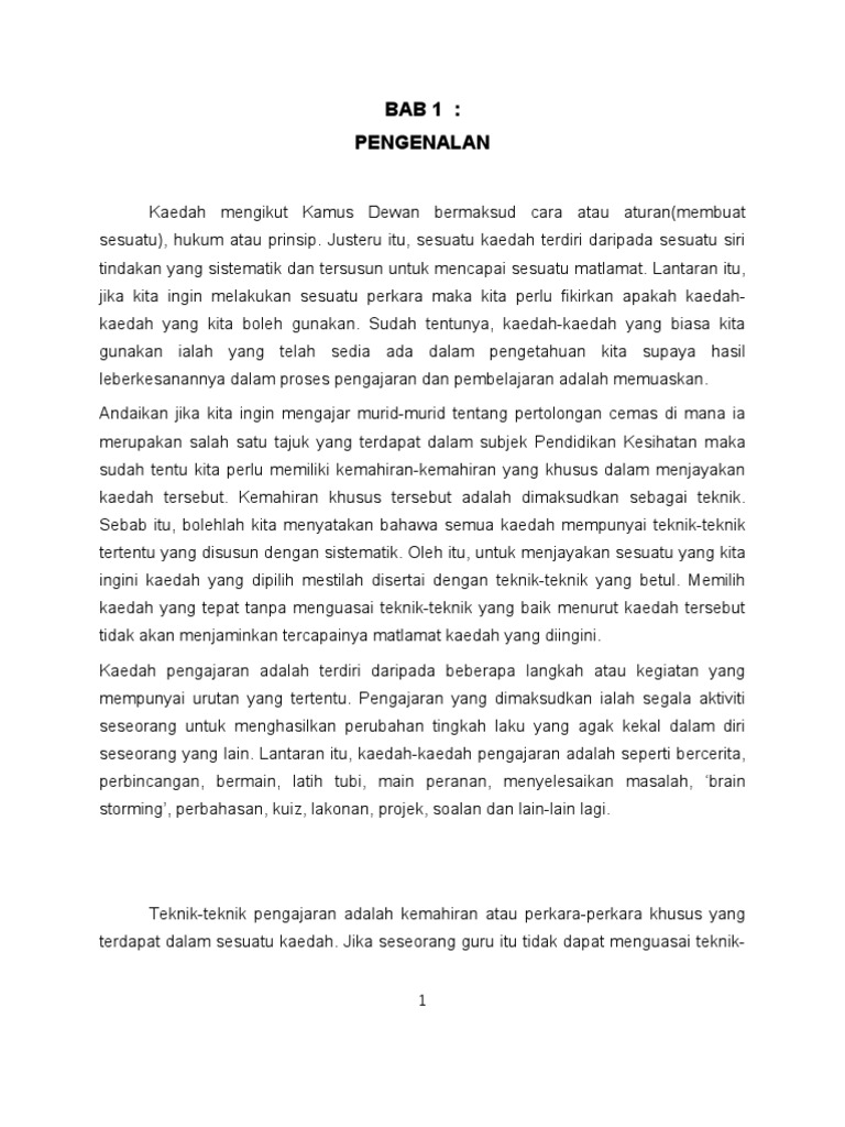 Pke Kaedah Pengajaran Sid Pdf