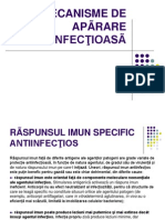 Mecanisme de Apãrare Antiinfecţioasã