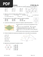 Ejercicios Vectores 4º
