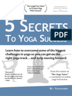5 Secrets To Yoga Success - Yogacharya