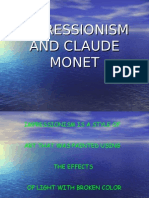 Cladue Monet and Impressionism Power Point