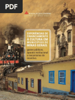 Experiências de financiamento à cultura em municípios de Minas Gerais
