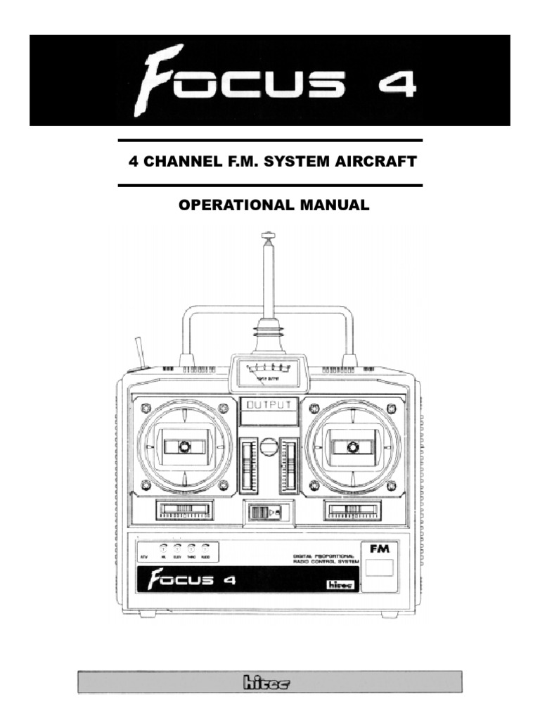 Manual Focus 4 Fm | Flight Control Surfaces | Battery Charger