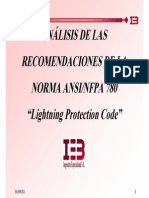 Analisis Norma NFPA-780