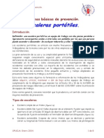 Normas de Prevención - Escaleras Manuales PDF