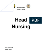 Head Nursing: Far Eastern University Institute of Nursing
