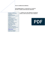 Ejercicios clasificación alfabética