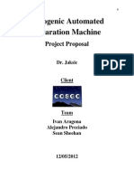 Proposal AutomatedCryogenic Separation