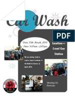 Car Wash Flyer - March 2014