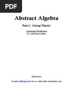 Abstract Math Lectures