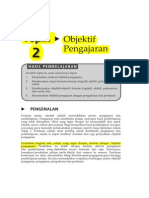 Topik 2 Objektif Pengajaran