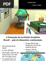 Formação do Território Brasileiro 10x