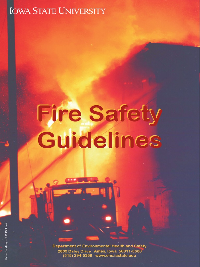 Iowa State Fire Safety Guidelines | PDF | Science & Mathematics