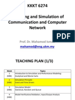 Modeling and Simulation of Communication and Computer Networks