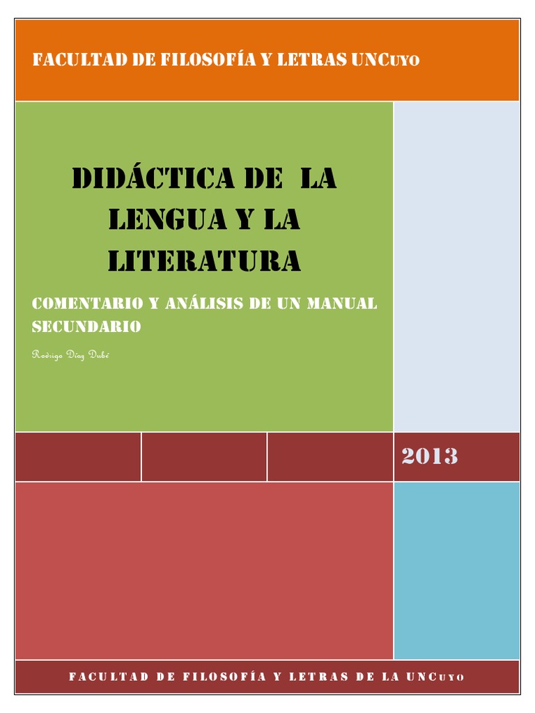 Didáctica de Lengua y Literatura | PDF | Lectura (proceso) | Palabra