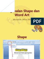 Pengenalan Shape Dan Word Art