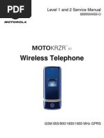 Download Motorola KRZR K1 Level 12 Service Manual by jwyatt4155 SN21178017 doc pdf