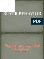 Buyer Behavior