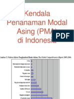 Data Kendala Penanaman Modal Asing