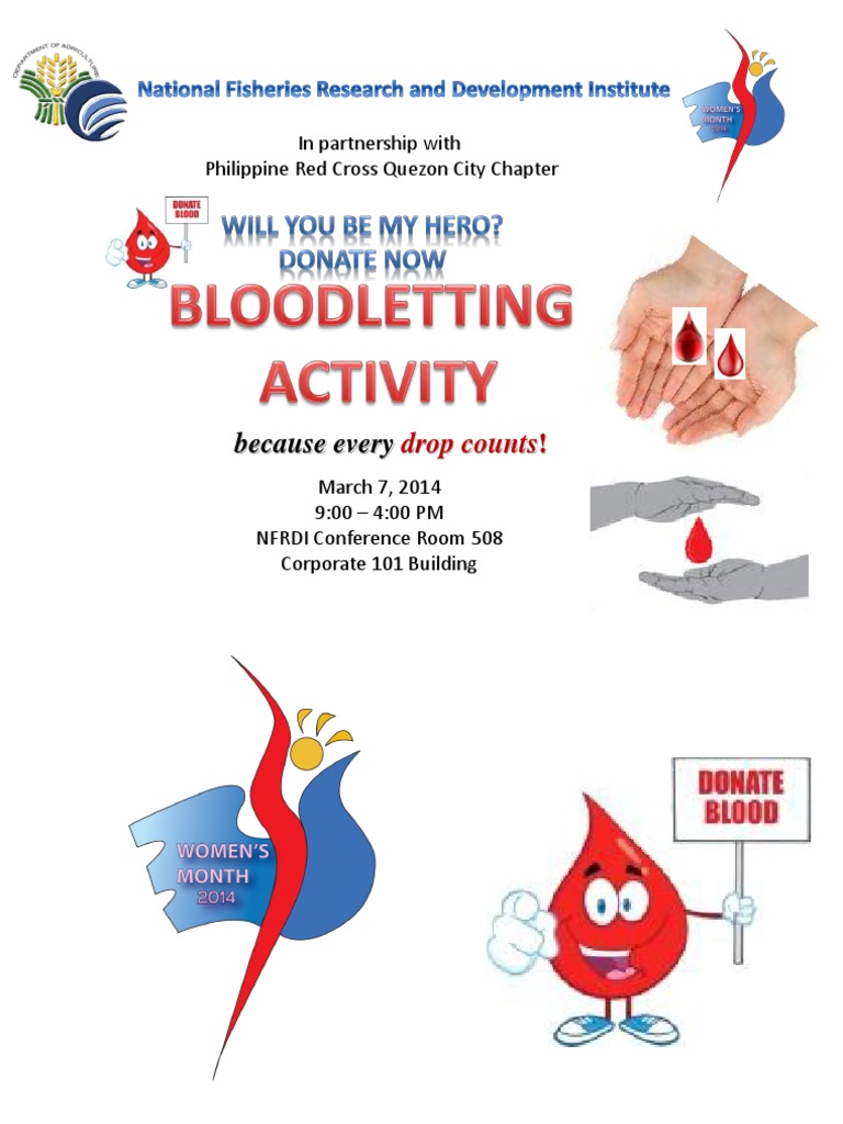 Bloodletting Program Tarpaulin Design | PDF