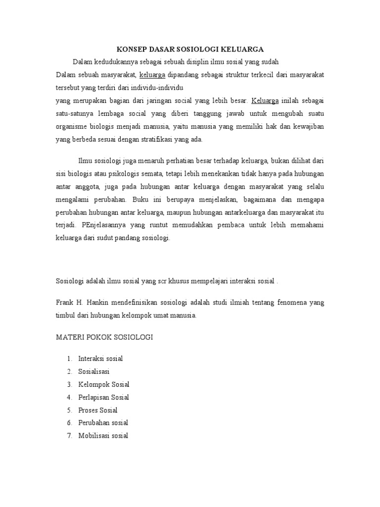 sosiologi