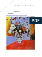 Pinturas Henri Matisse Tema de La Vida Todavía - Artisoo