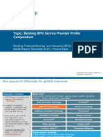 Banking BPO - Service Provider Profile Compendium 2013