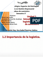 1.2 Importancia de La Logistica