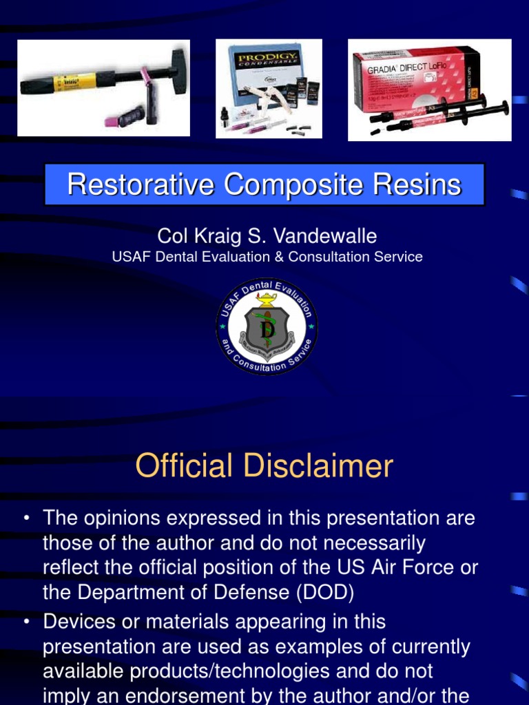 Restorative Composite Resins | PDF | Dental Composite | Tooth Enamel