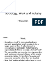 Sociology, Work and Industry 5th Edition Slides
