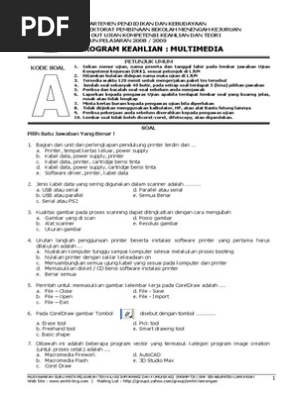 Soal Multimedia