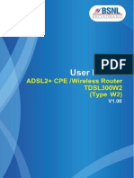User Manual - TDSL300W2