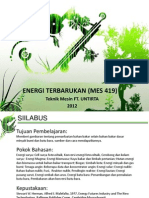 Energi Terbarukan (MES 419