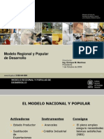 E. Martínez, Modelo Regional y Popularde Desarrollo